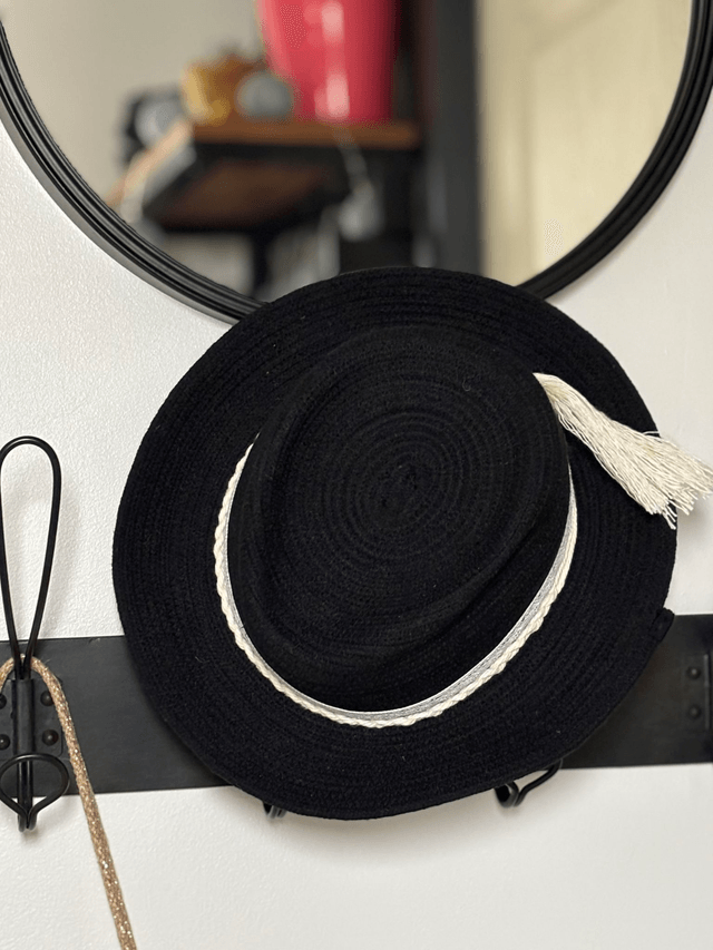 Chapeau coton noir 