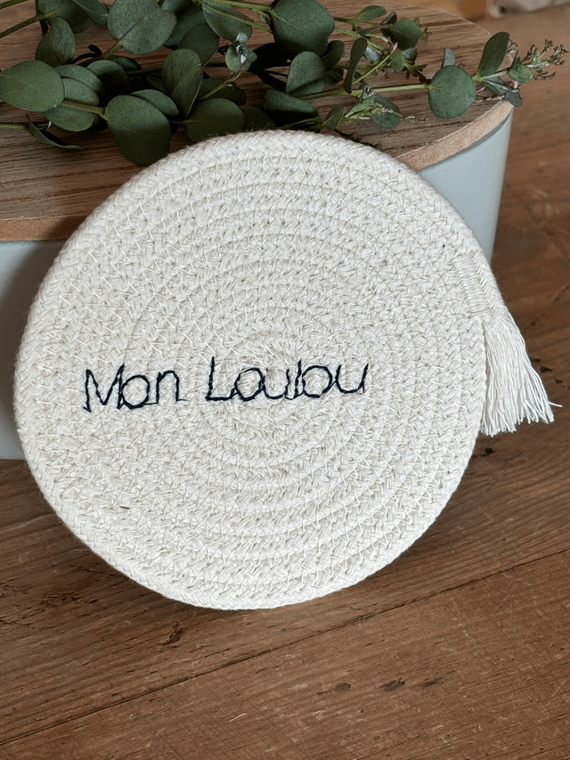 Sous-verre à l'unité Mots Doux