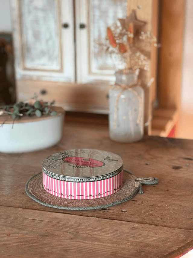 Dessous de plat décoratif naturel rond