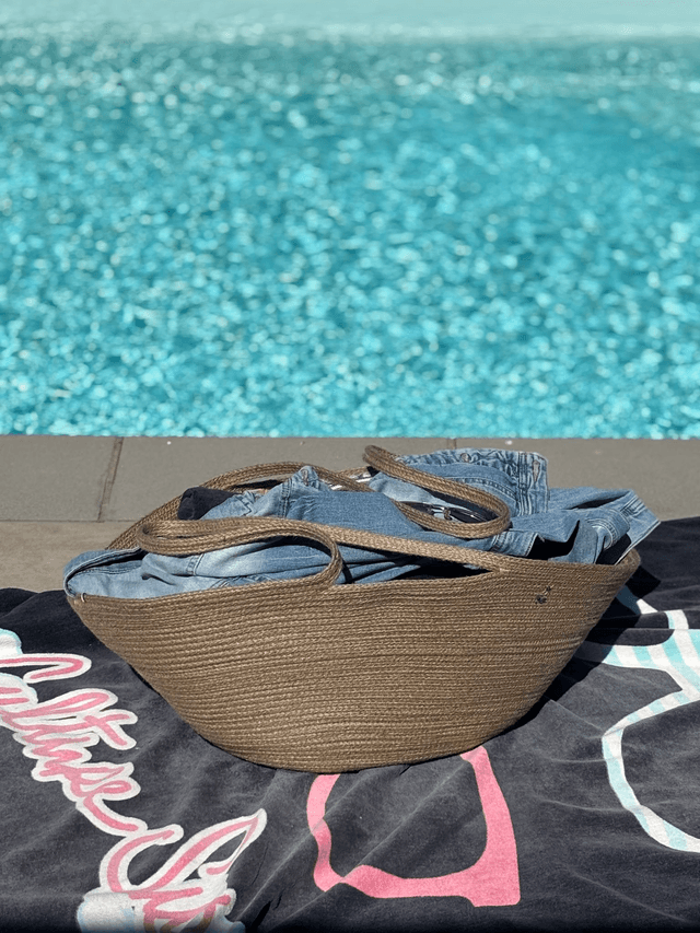 Sac cabas XXL naturel tresse de jute